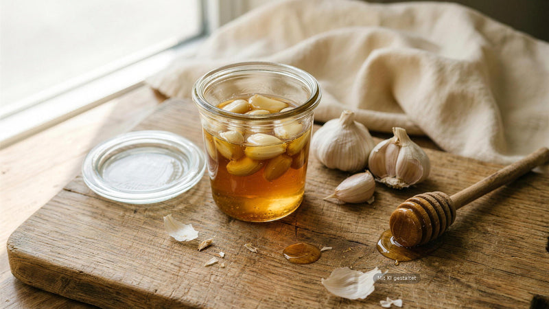 Honig und Knoblauch: fermentierten Honig-Knoblauch selber machen
