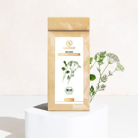 Bio Anis (Pimpinella Anisum) | 50g - Sunnafrucht® - Bio Anis (Pimpinella Anisum)