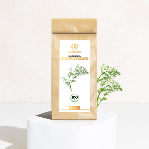 Bio Fenchelsamen Ganz (Foeniculum Angustifolia) | 50g - Sunnafrucht® - Bio Fenchelsamen Ganz (Foeniculum Angustifolia)