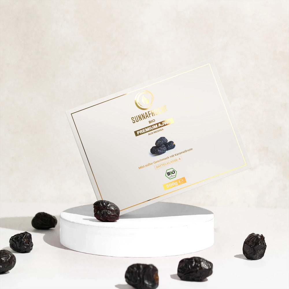Bio Medina Ajwa Datteln | 500g - Sunnafrucht® - Ajwa Datteln