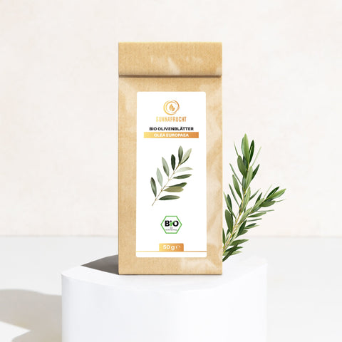 Bio Olivenblätter (Olea europaea) | 50g - Sunnafrucht® - Bio Olivenblätter (Olea europaea)