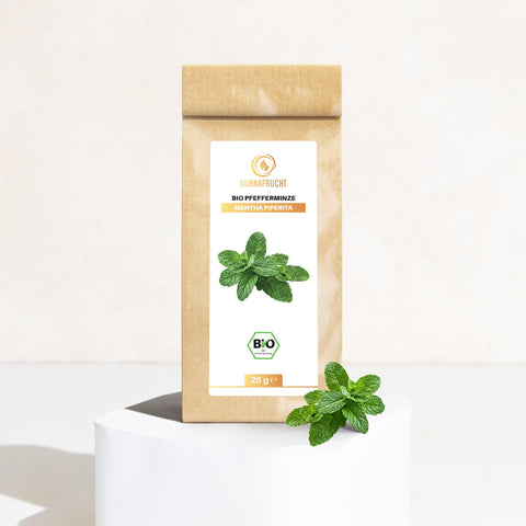 Bio Pfefferminzblätter (Mentha piperita) | 25g - Sunnafrucht® - Bio Pfefferminzblätter (Mentha piperita)