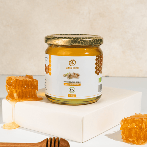 Bio Roher Akazienhonig | 500g - Sunnafrucht® - Akazienhonig