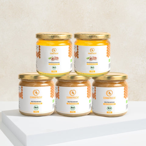 Bio Roher Honig Bundle - Sunnafrucht® - Akazienhonig