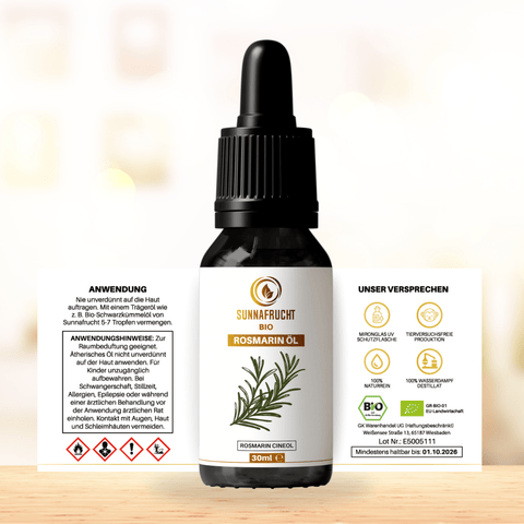 Bio Rosmarinöl | 30ml - Sunnafrucht® - Rosmarinöl