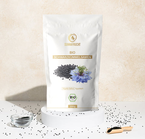 BIO Schwarzkümmelsamen – 200g - Sunnafrucht® - Schwarzkümmelsamen