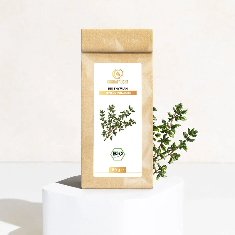 Bio Thymian gerebelt, sortenreine Blättchen von Sunnafrucht, 50 g