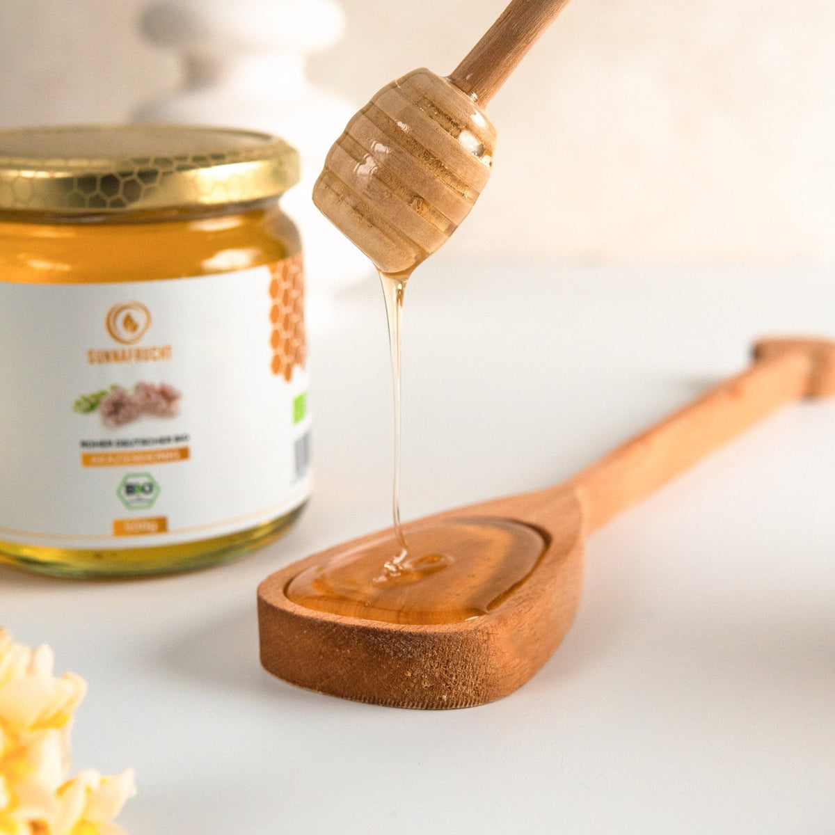 Bio Talbina Rezept: warmes Frühstück mit Datteln und Honig
