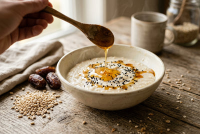 Talbina Rezept: cremiger Gerstenbrei mit Honig und Schwarzkümmel