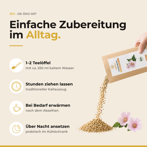 Bio Eibischwurzel (Althaea officinalis) | 50 g