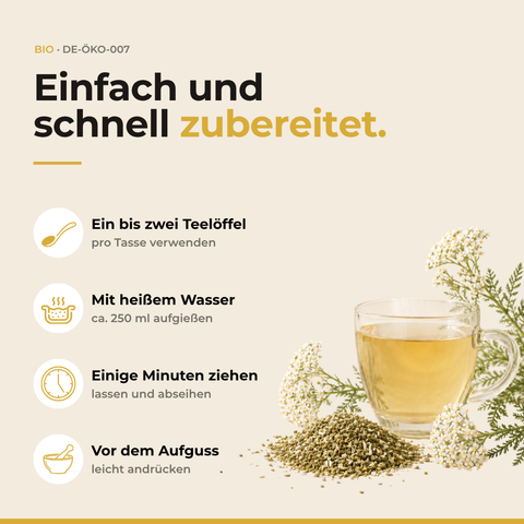Bio Schafgarbenkraut (Achillea millefolium) | 25 g