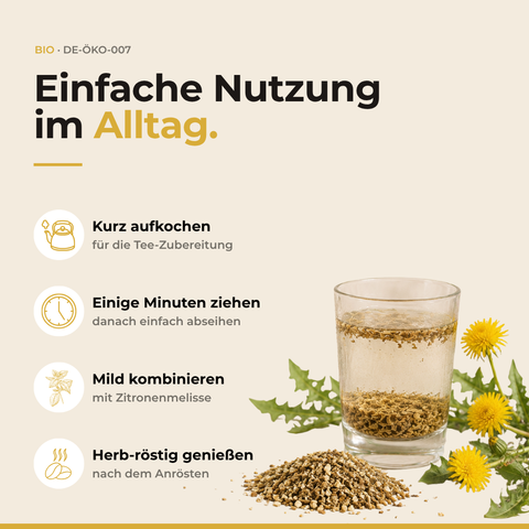 Bio Löwenzahnwurzel (Taraxacum officinale) | 25 g