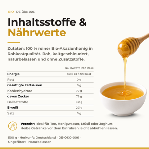 Bio Akazienhonig | 500g