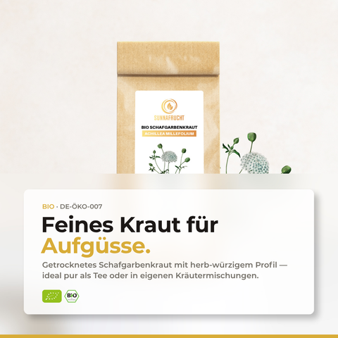 Bio Schafgarbenkraut (Achillea millefolium) | 25 g