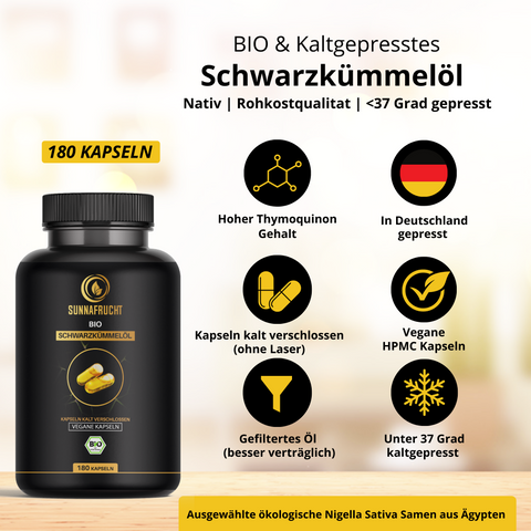 ORGANIC black cumin oil – 100ml