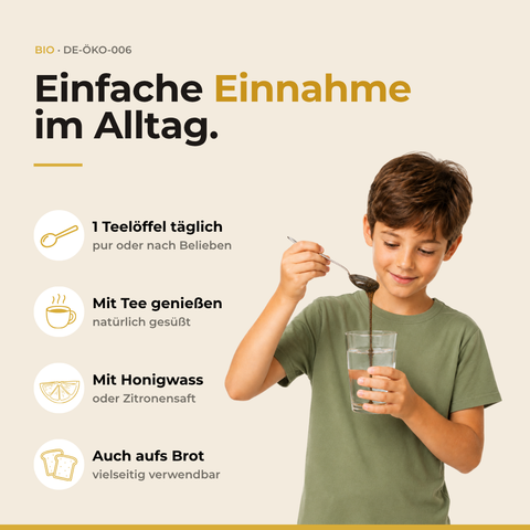 Bio Schwarzkümmel in Honig | 500g