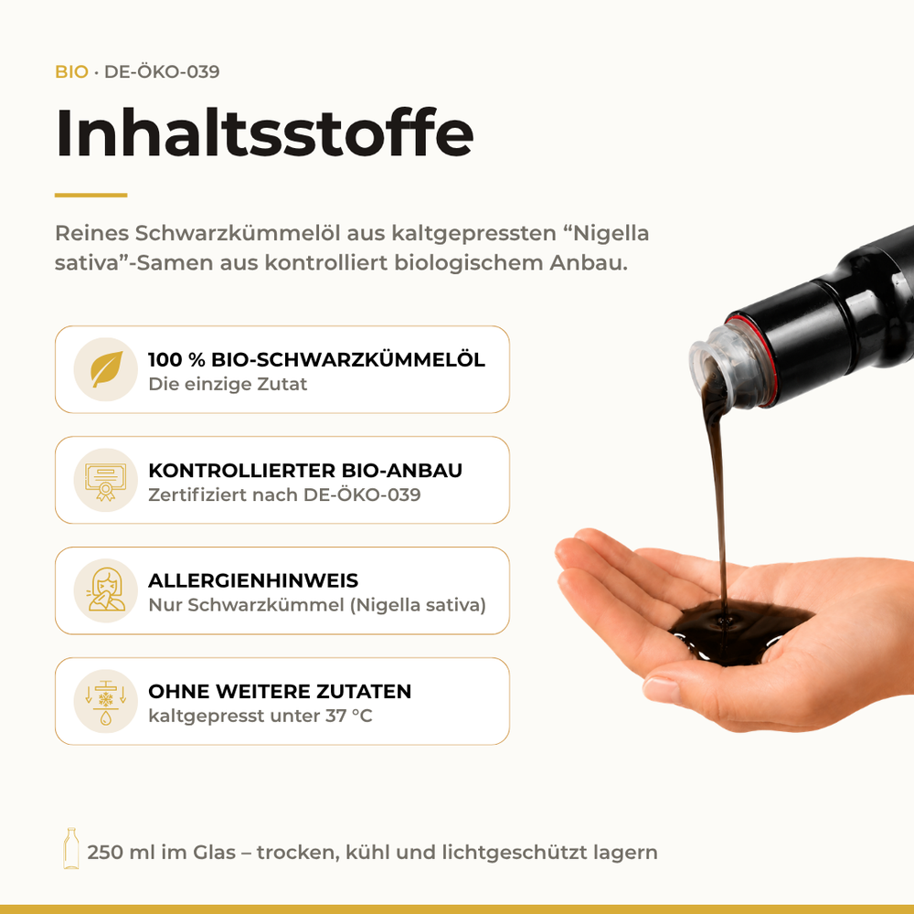 Bio Schwarzkümmelöl 250ml