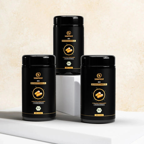 3 Monatskur Bio Schwarzkümmelöl Kapseln | 3x 180 Kapseln