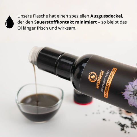schwarzkümmelöl im kühlschrank aufbewahren Bio Schwarzkümmelöl Ungefiltert kaufen