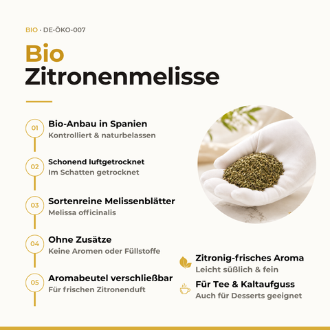 Bio Zitronenmelisse (Melissa officinalis) | 25 g