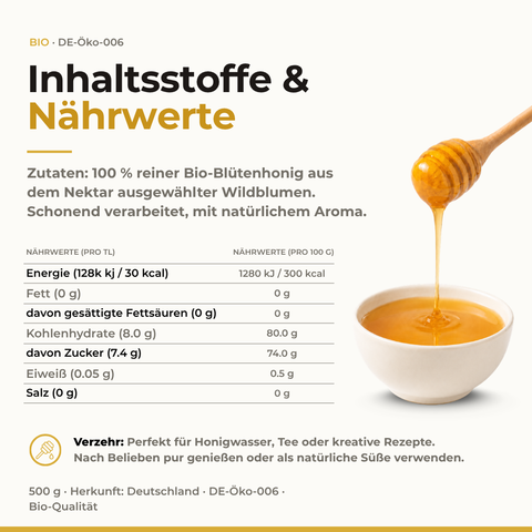 Bio Blütenhonig | 500g