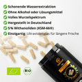 Bio Ashwagandha Kapseln | 180 Kapseln - Sunnafrucht® - Ashwaganda