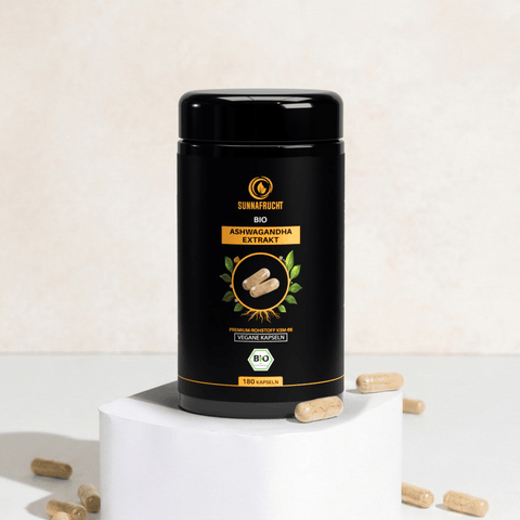 Bio Ashwagandha Kapseln | 180 Kapseln - Sunnafrucht® - Ashwaganda