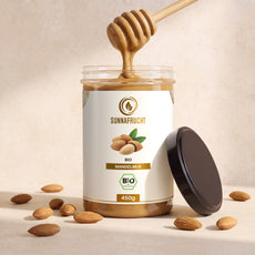 Bio Mandelmus braun | 100 % Mandeln, ungeröstet | 390 g