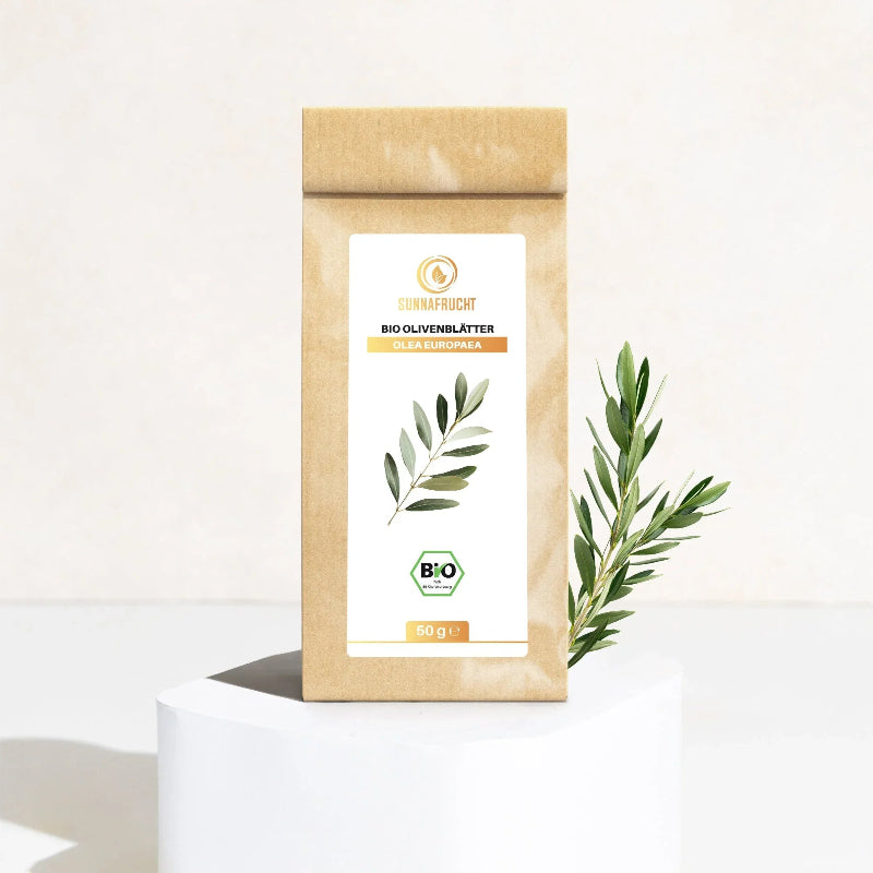 Bio Olivenblätter (Olea europaea) | 50g - Sunnafrucht® - Bio Olivenblätter (Olea europaea)
