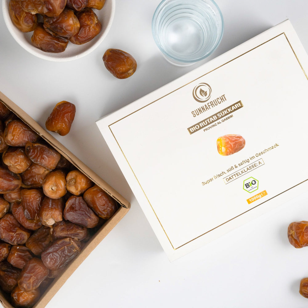 Bio Rutab Sukkari & Medina Ajwa Bundle - Sunnafrucht® - Datteln