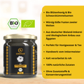 Bio Schwarzkümmel in Blütenonig | 500g - Sunnafrucht® - Bio Schwarzkümmel in Honig