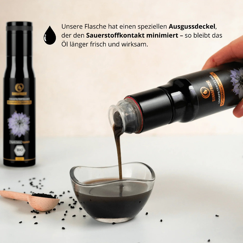 Bio Schwarzkümmelöl | 100ml - Sunnafrucht® - Schwarzkümmelöl