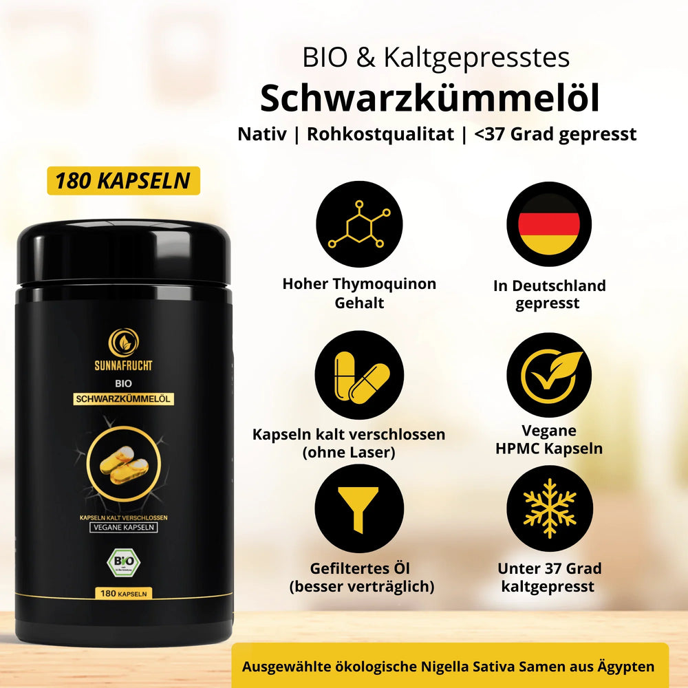 Bio Schwarzkümmelöl Duo Bundle - Sunnafrucht® - 