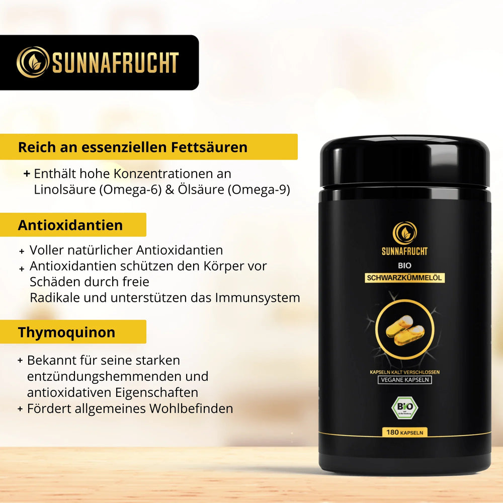 Bio Schwarzkümmelöl Duo Bundle - Sunnafrucht® - 