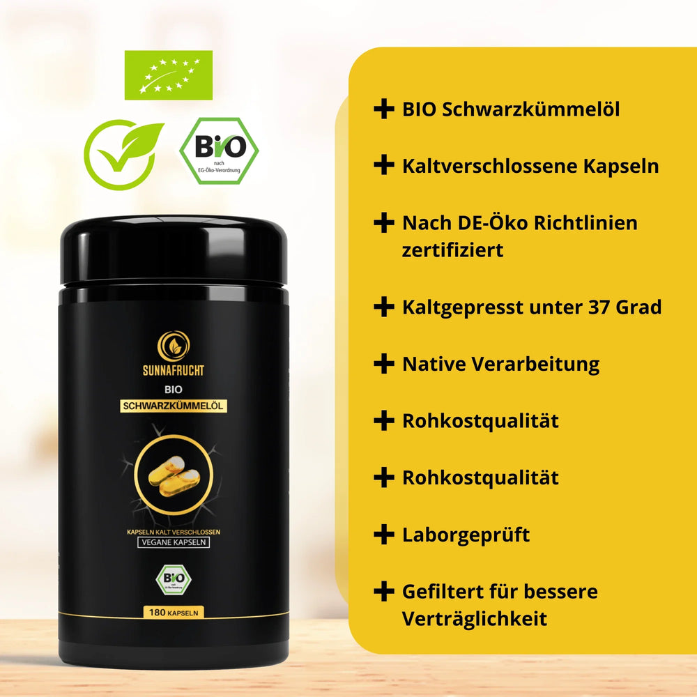 Bio Schwarzkümmelöl Duo Bundle - Sunnafrucht® - 