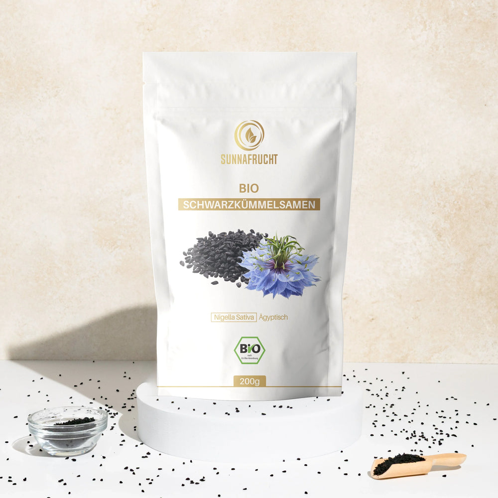 BIO Schwarzkümmelsamen – 200g - Sunnafrucht® - Schwarzkümmelsamen