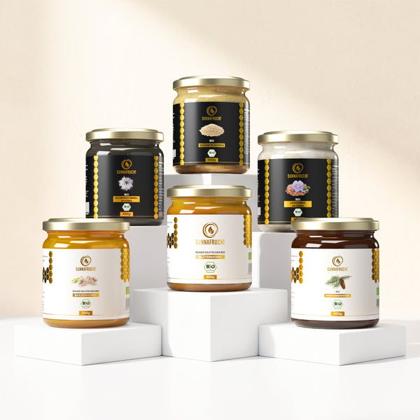 Bio Honig Set | 6 Sorten à 500g