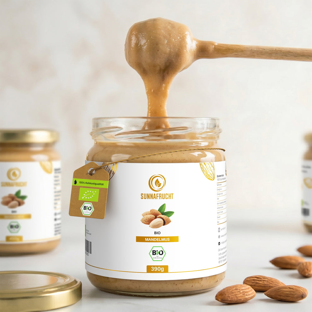 Bio Mandelmus braun Lifestyle
